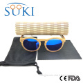 Custom New style Top quality CE& FDA wooden polarized colored lenses wooden sunglasses